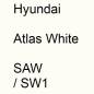 Preview: Hyundai, Atlas White, SAW / SW1.